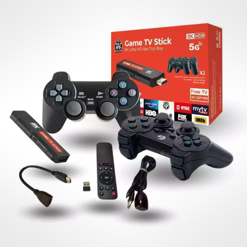 Game Stick Android TV - 35.000 Juegos + 2 Joysticks + Smart TV