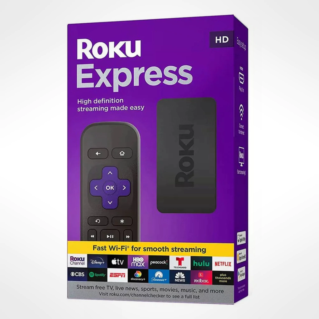 Roku Express HD Streaming Player Convierte Tu Tv En Smart Netflix Youtube Disney+