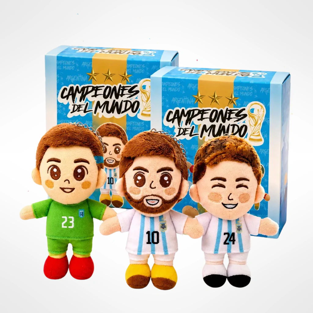 Llavero Peluche Sorpresa Coleccionable Argentina Mundial 2026