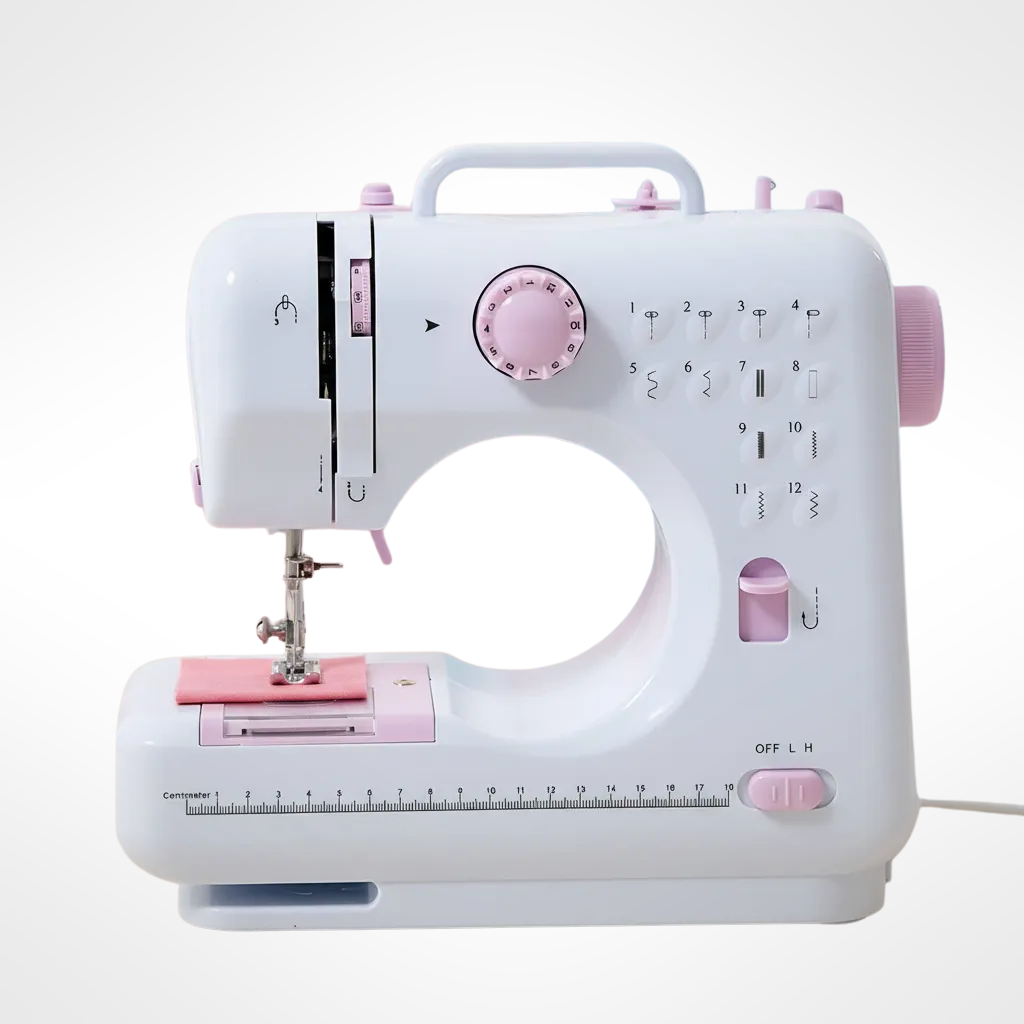 Maquina De Coser Multifuncional Suono 12 Puntadas Con Overlock y Luz