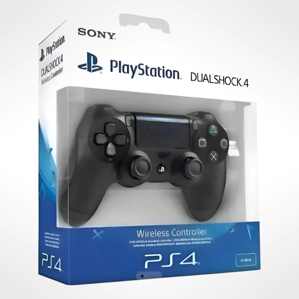 Joystick Inalámbrico para PS4 Negro | Bluetooth | Vibración Dual Shock | Touchpad y Parlante