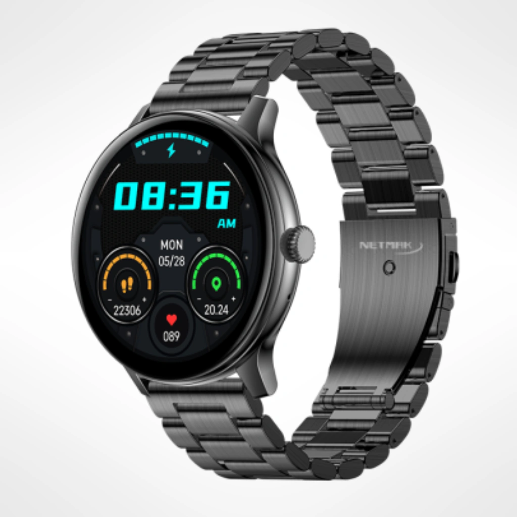 Smartwatch Netmak NM-ELITE Malla Metálica - Pantalla 1.38" Bluetooth 5.0 iOS/Android
