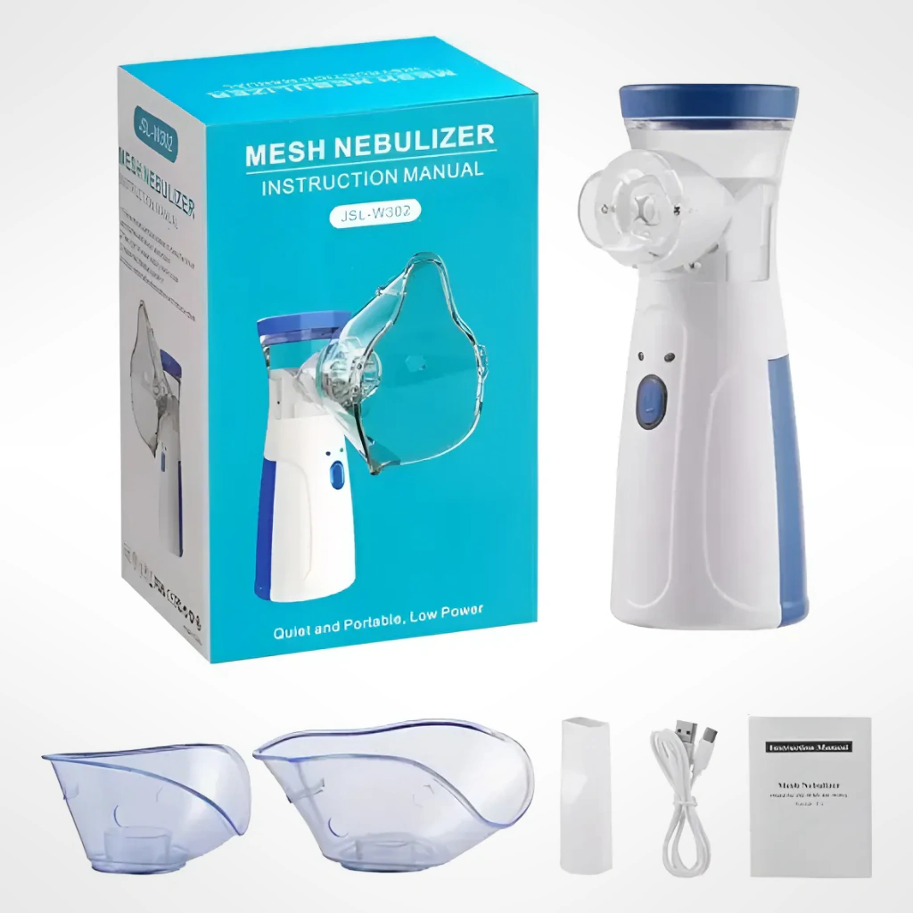 Nebulizador Portátil Mesh Inalámbrico Recargable Usb Silencioso