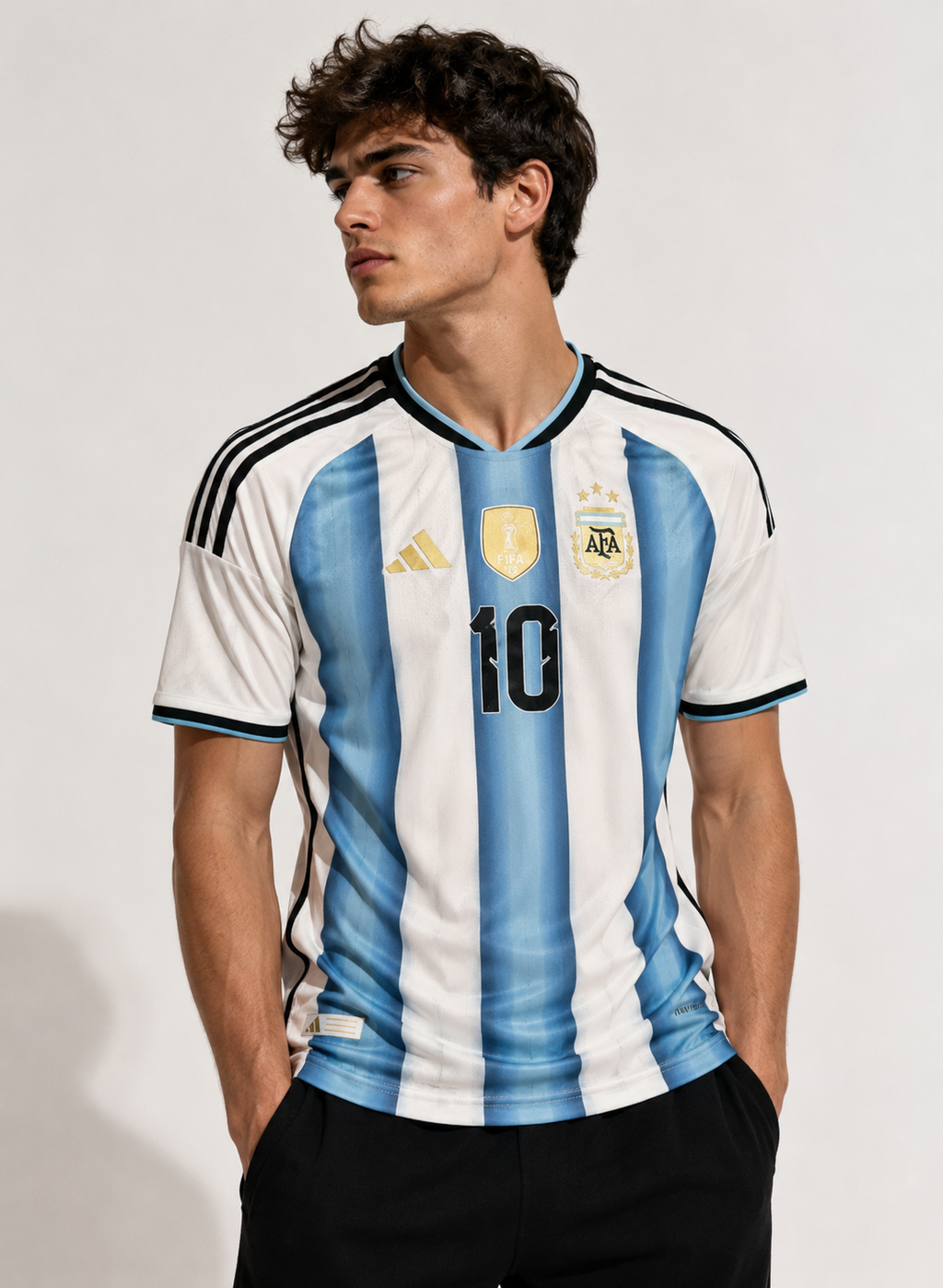 Camiseta Selección Argentina Messi #10 Versión Jugador Calidad G5