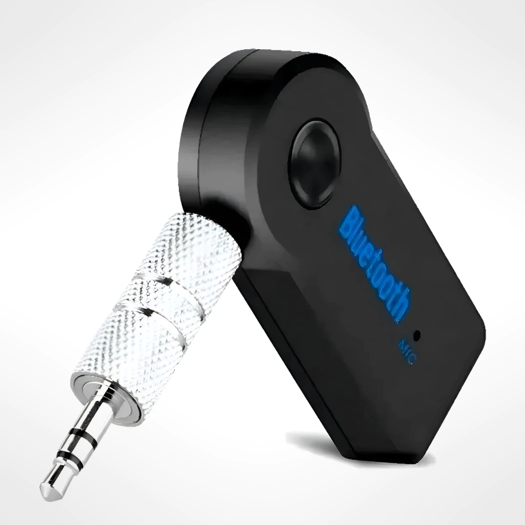 Receptor Bluetooth Auto Adaptador Auxiliar Manos Libres Música Inalámbrica