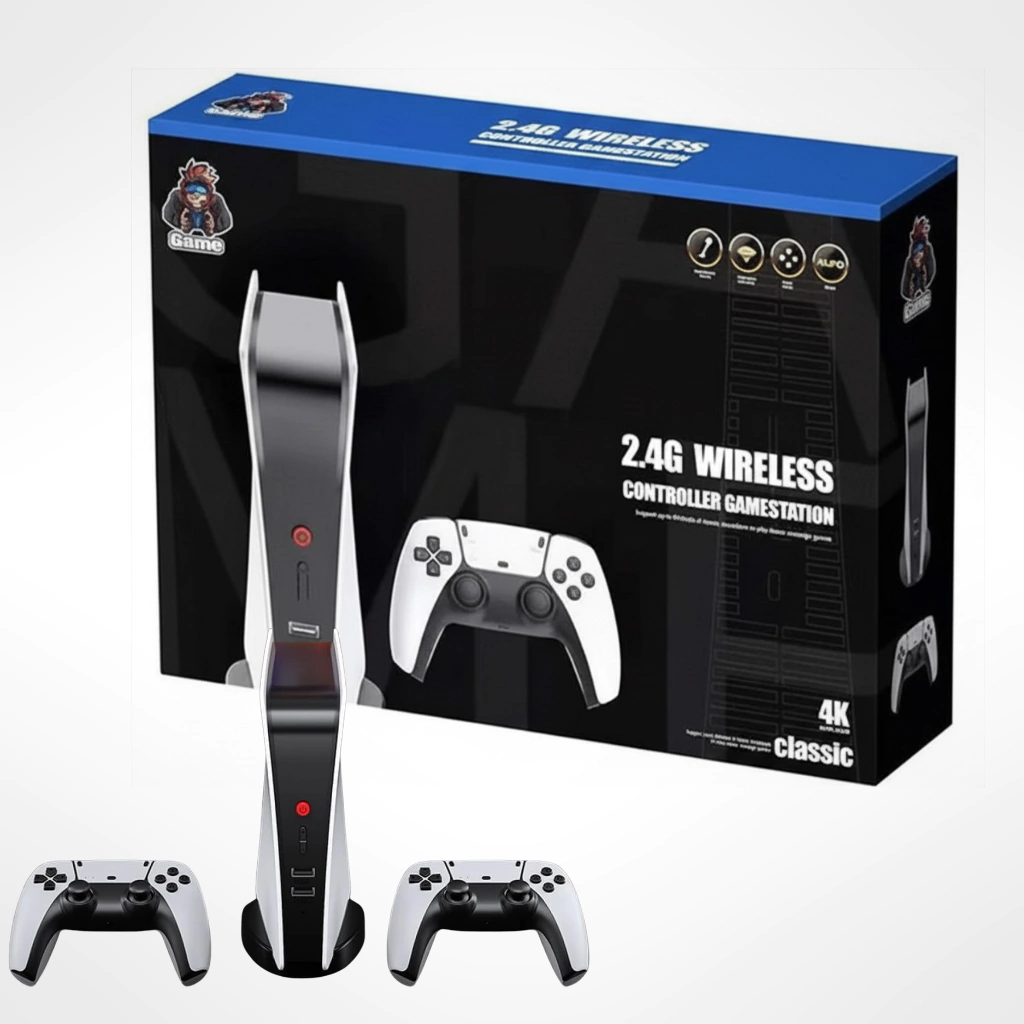 Consola Retro Game Stick M5 Gamestation 4K 20000+ Juegos 2 Controles Wireless