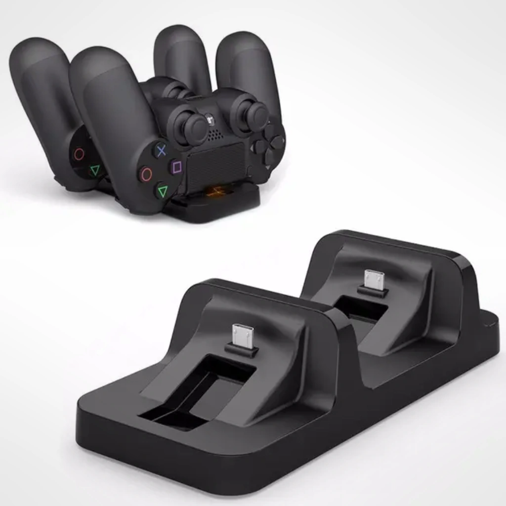 Base De Carga Doble Para Joysticks PS4 Dobe Tp4-002 Estación Con Indicador LED