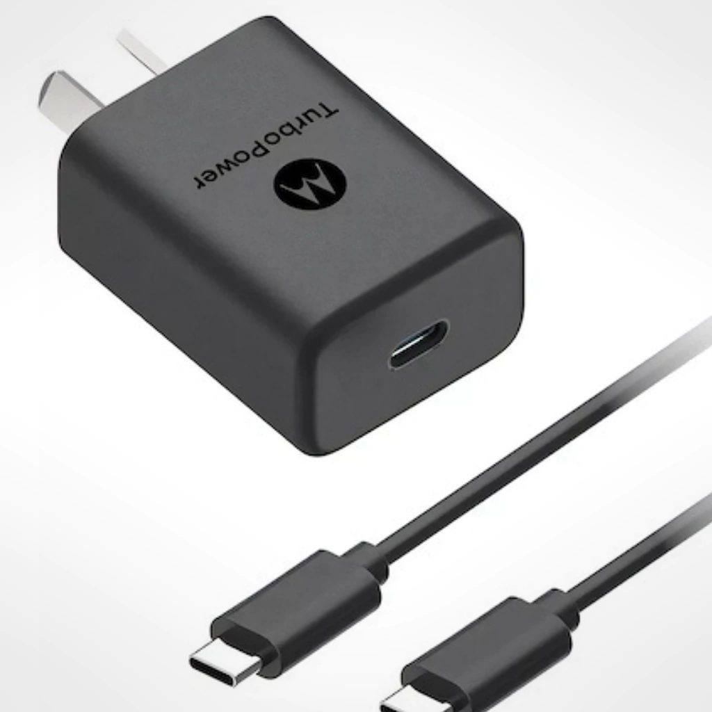 Cargador Motorola 30W + Cable USB-C