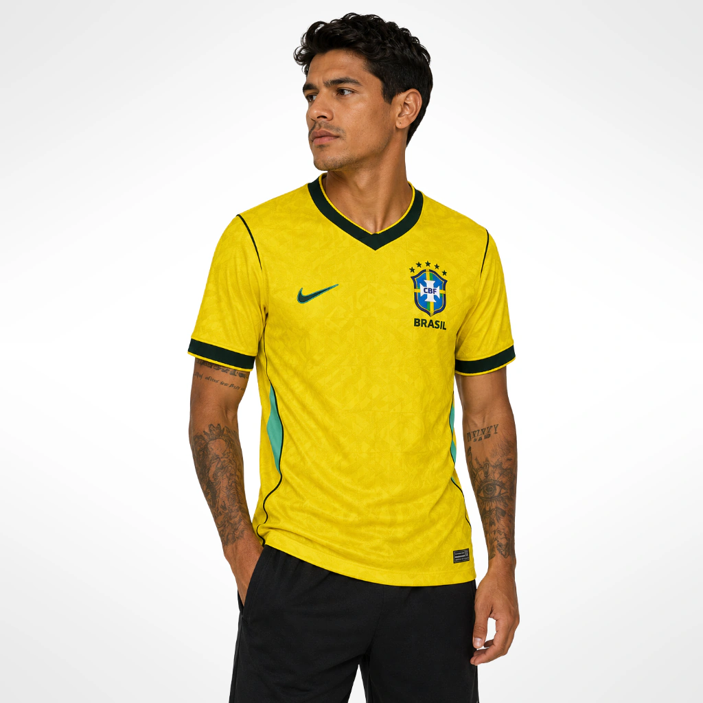 Camiseta Brasil Titular Mundial 2026 Versión Jugador G5 Termosellada