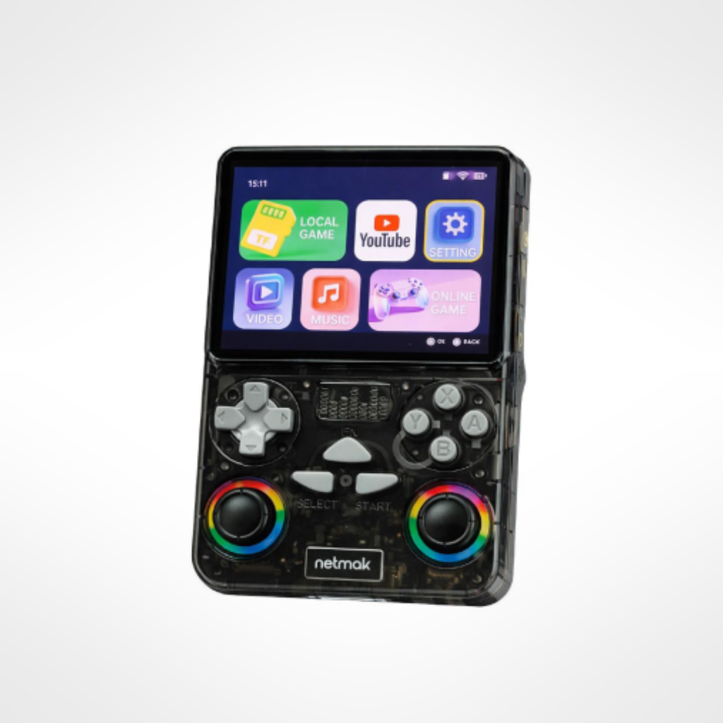 Consola Portátil Netmak NM-R37 WiFi Android - 20.000 Juegos + YouTube y Bluetooth