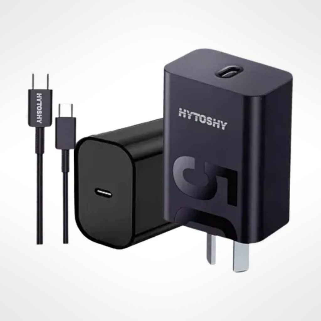 Cargador Hytoshy 50W - Super Rápido + Cable USB-C a USB-C