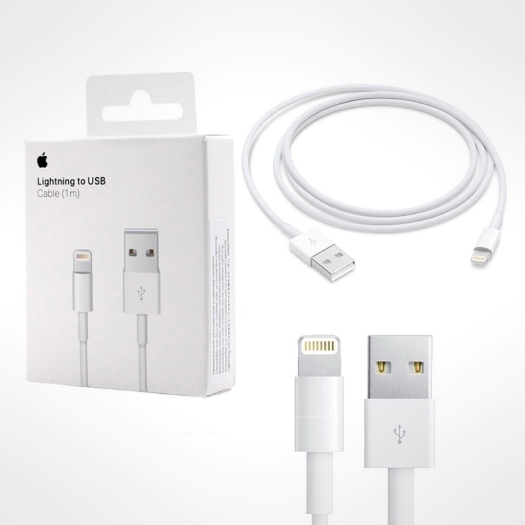 Cable USB a Lightning Reforzado 1 Metro Carga Rápida iPhone iPad